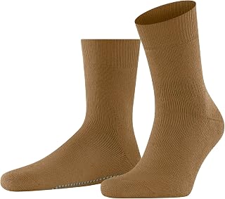 Falke Men's Homepads Socks Slippers Rubber Sole Non Slip Best Grip Thick Warm Inner Padded Breathable Heat-regulating Anti-Odor Wool Cotton 1 Pair