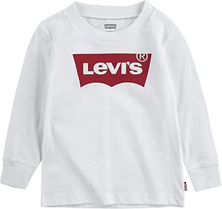 Levi's Kids Bimbo 0-24 Long Sleeve T-Shirt Lvb L/S Batwing Tee Blue