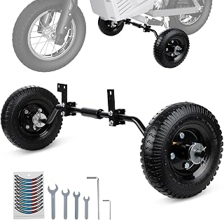 IUVWISN Dirt Bike Training Wheels 49cc 50cc Universal for Razor MX125 MX350 MX400 PW50 TTR50 CRF50 XR50 Z50 Z50R DirtBike Height Adjustable Sturdy Durable Heavy-Duty Build