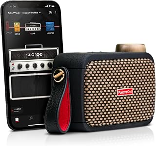 Positive Grid Spark GO 5W Ultra-Portable Smart Guitar Amp & Speaker | Ultra-portable amp & Bluetooth speaker in one. 33 amps, 43 effects, 100k+ tones, Spark AI, Smart Jam, up to 8-hr battery.