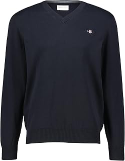 GANT Superfine Lambswool V-Neck Sweater Men