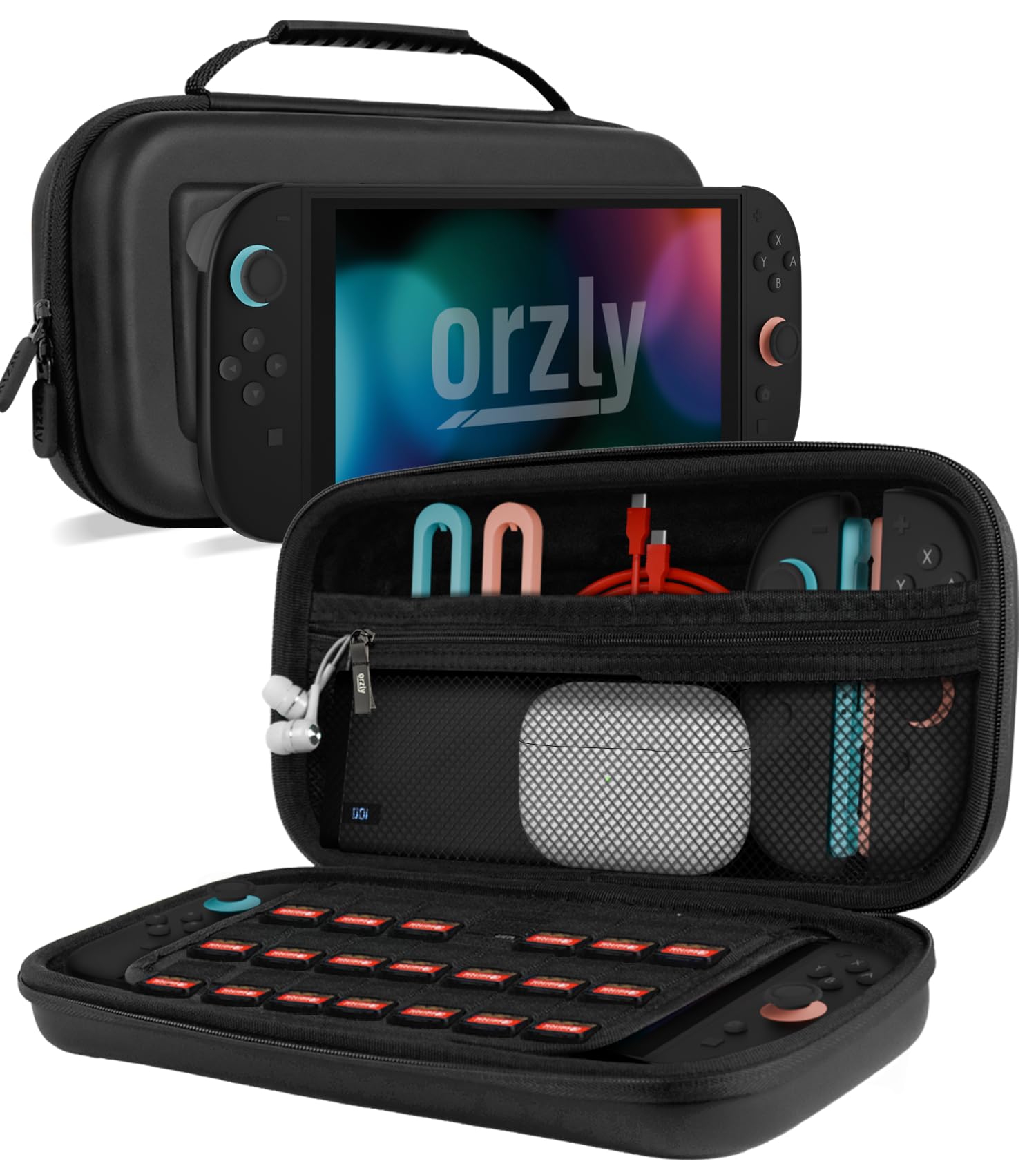 Orzly Carrying Case for Nintendo Switch 2 2025 Console with Screen Padding | Swi