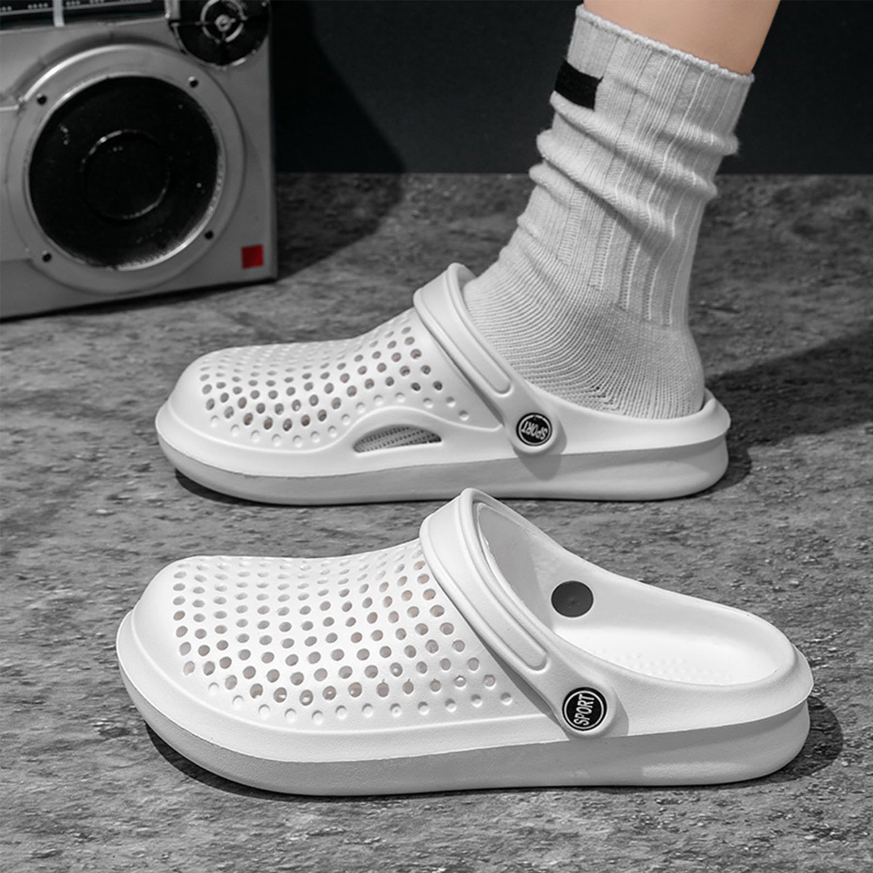 Garden Shoes for Men Women Comfortable Sandals Breathable Quick Dry Beach Slippe