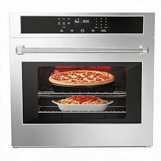 30 Inch Stainless Steel Touch Control Built-in Oven 3800W High Power | Food grade stainless steel casing,sensitive touch control panel,embedded space-saving installation,3800W high power heating