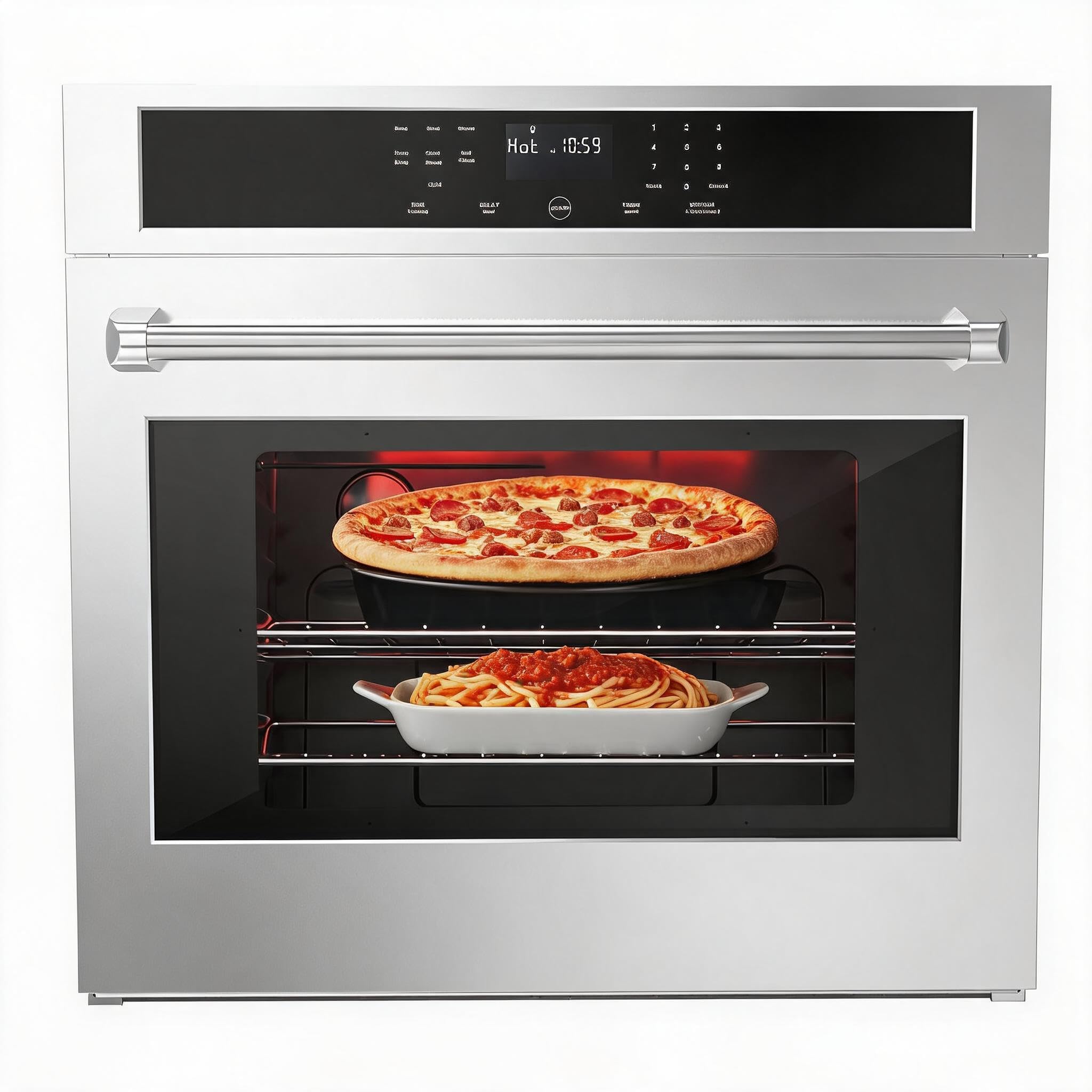 30 Inch Stainless Steel Touch Control Built-in Oven 3800W High Power | Food grad