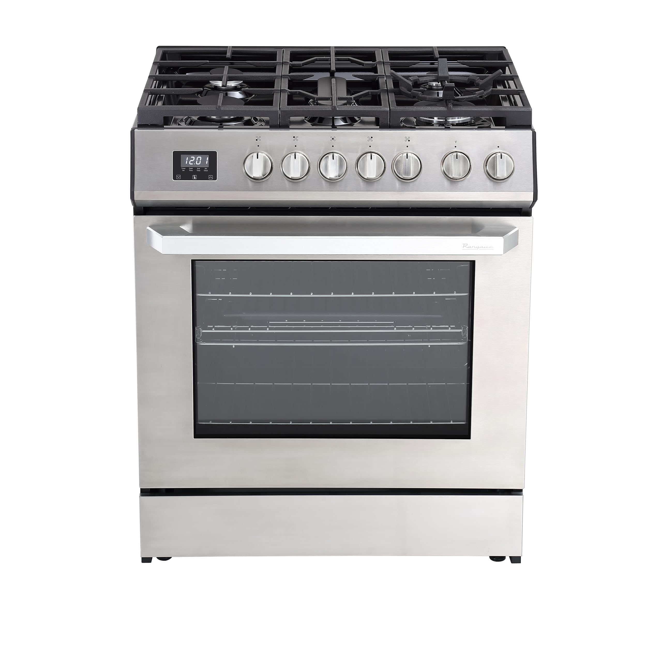 Rangaire RRG303TS 30" Gas Range with Timer, Stainless Steel | Sealed Burners, Co