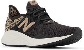 New Balance Fresh Foam Roav V1 - Tenis de correr para mujer, Cemento negro/gris pardo plano/sal marina, 9.5 Wide