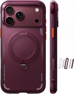 TORRAS Q3 Air for iPhone 18 Pro Max Case, 360 Magnetic Stand-Cosmic Purple | AirPro Cushion, Fit for MagSafe, Heavy Duty Impact Protection, Camera Control Button, Tough Durable Phone Case, 6.9 inch