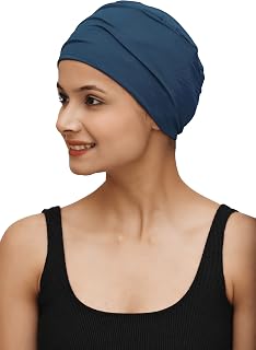 Bamboo Cancer Patient Cap, Chemo Headwear for Women, Solid Sleep Cap