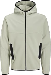JACK & JONES Men's Jcofusion Sweat Zip Hood Noos Sweatshirt Jacket
