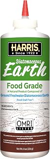 HARRIS Diatomaceous Earth Food Grade, Half Pound with Easy Application Puffer Tip