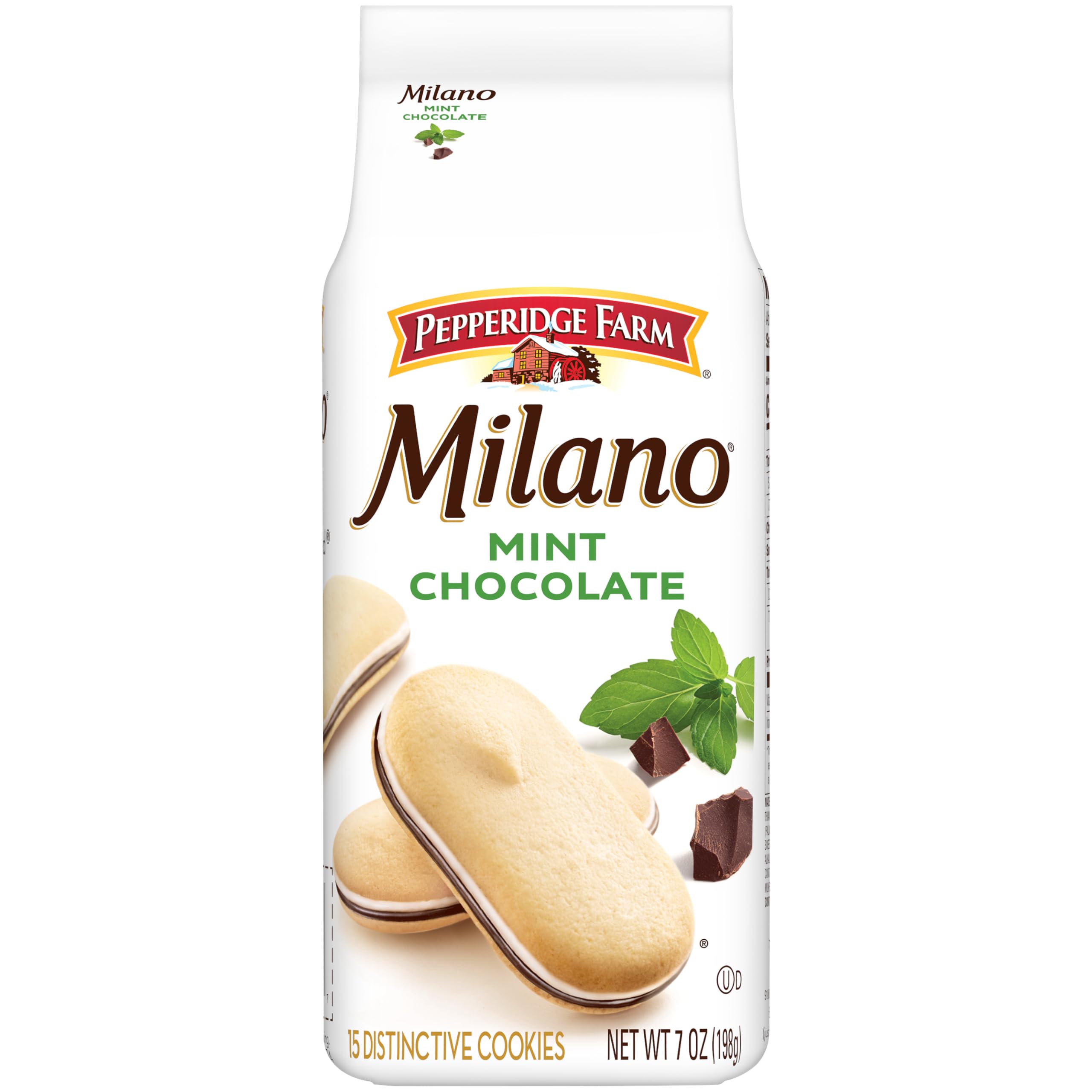 Pepperidge Farm Milano Mint Chocolate Cookies, 7 Oz
