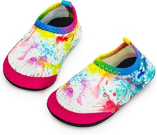 Boys Girls Water Shoes Toddler Beach Shoes Barefoot Non Slip Aqua Socks for Pool Beach