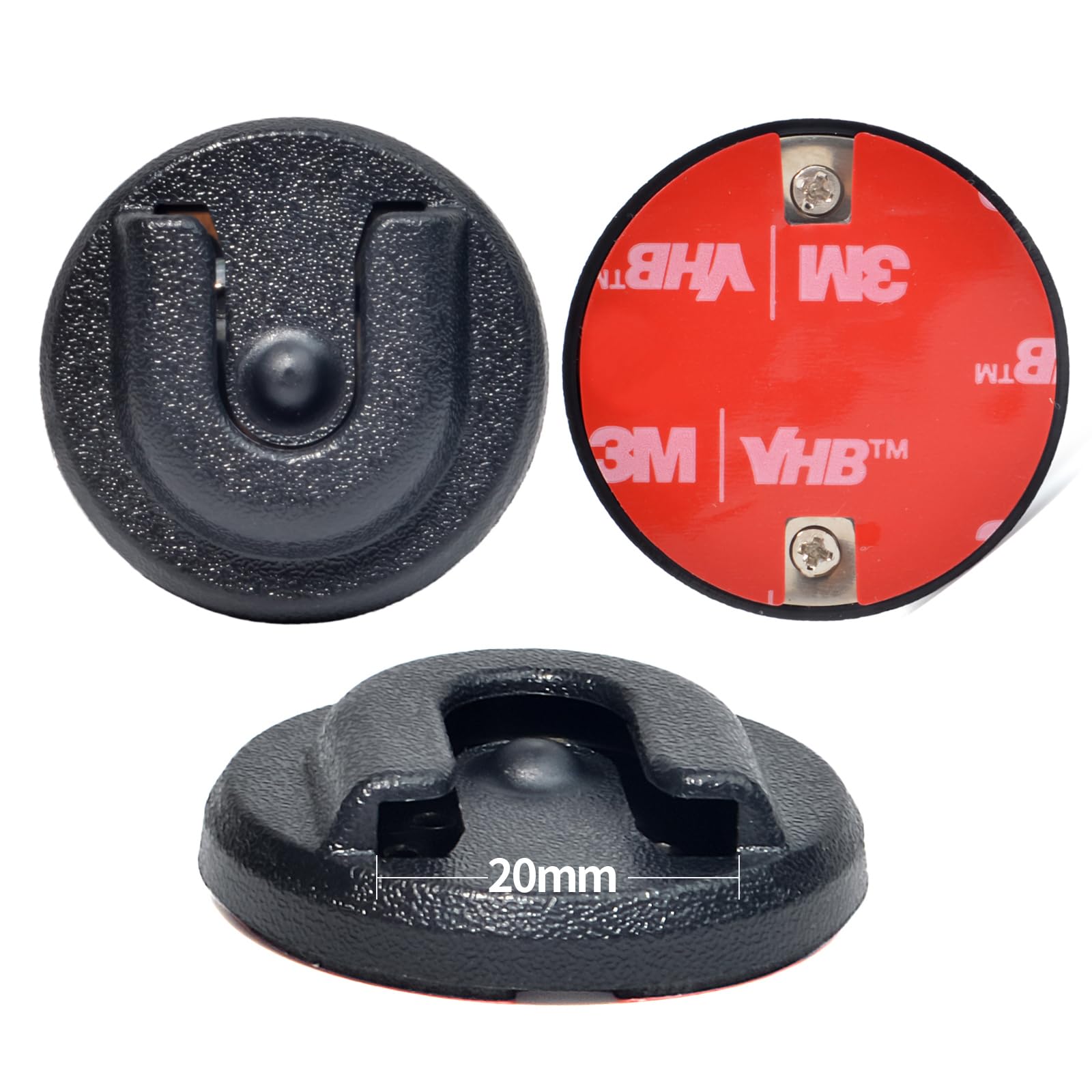 UAYESOK Universal Ham CB Radio Mic Hanger Clip Mount Hook, 1 Pack | Mobile Radio