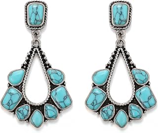 FANZE Statement Silver/Gold Plated Dangle Earrings for Women Trendy Tassel Drop Earrings Jewelry Gift for Party Christmas Birthday Prom