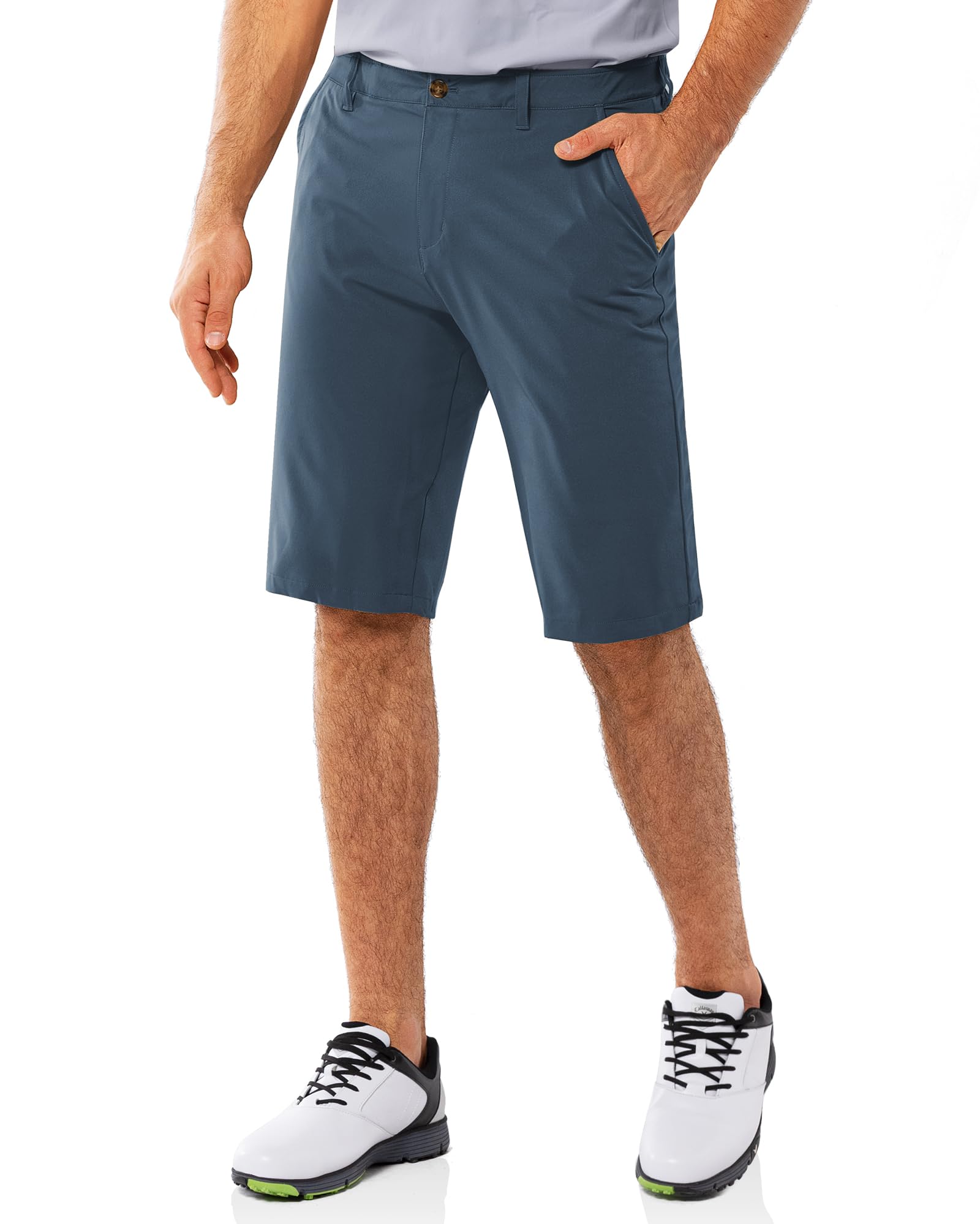 33,000ft Men's Golf Shorts 11" Inseam Lightweight Shorts with 5 Pockets
