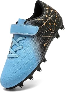 DimaiGlobal Children's Football Shoes with Professional Low Cleats, Futsal Football Shoes and Training for Indoor/Outdoor – Non-Slip Junior