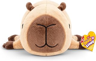 Hug-A-Lumps Capybara (Medium) Connie by ZURU | Soothing weighted comfort; ultra-soft & squishy; calming sensory cuddle; eases stress & anxiety; self-care comfort gift