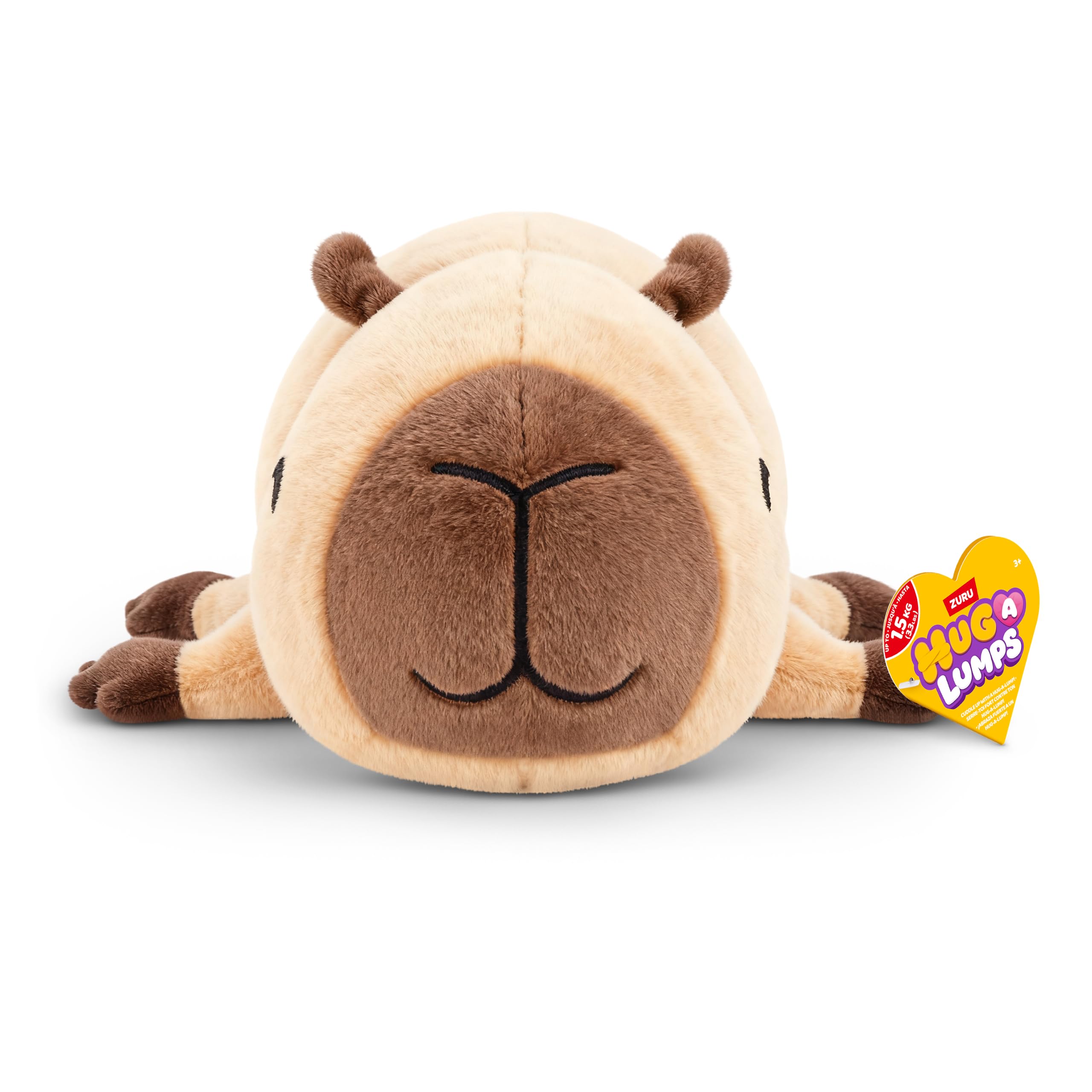 Hug-A-Lumps Capybara (Medium) Connie by ZURU | Soothing weighted comfort; ultra-