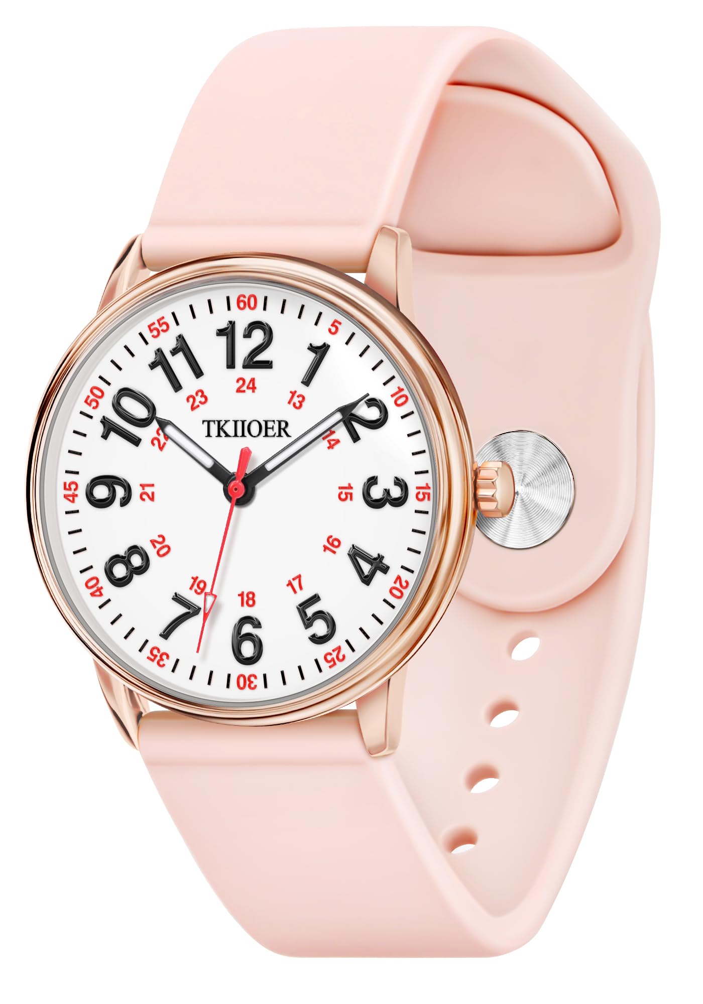 TKIIOER Nurse Watch for Nurse Medical Professionals Students Women Men, 50M Wate