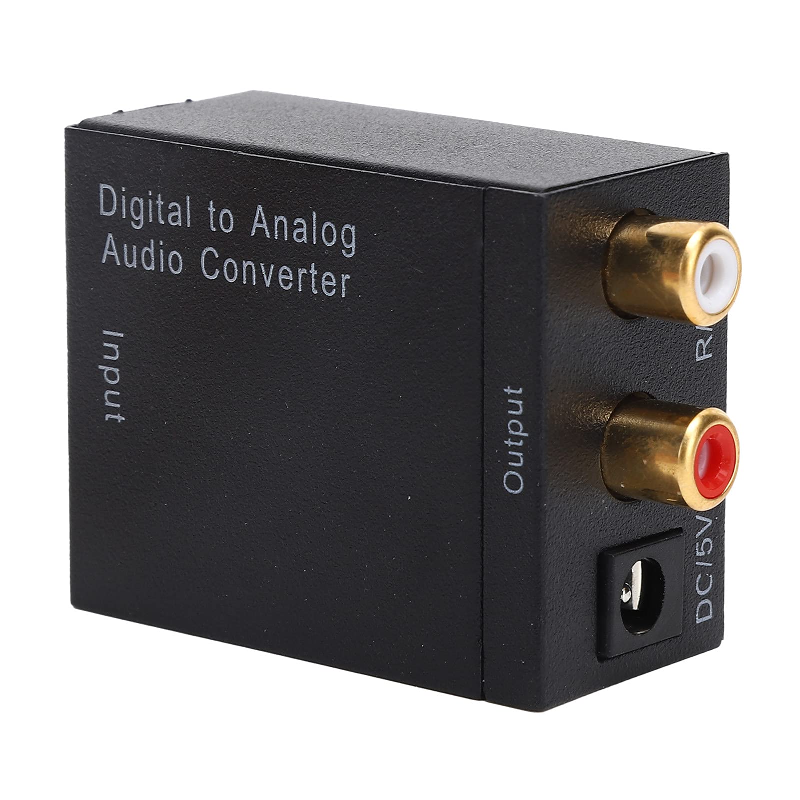 Digital to Analog Audio Converter, Toslink Optical to 3.5mm Jack Adapter, Digita