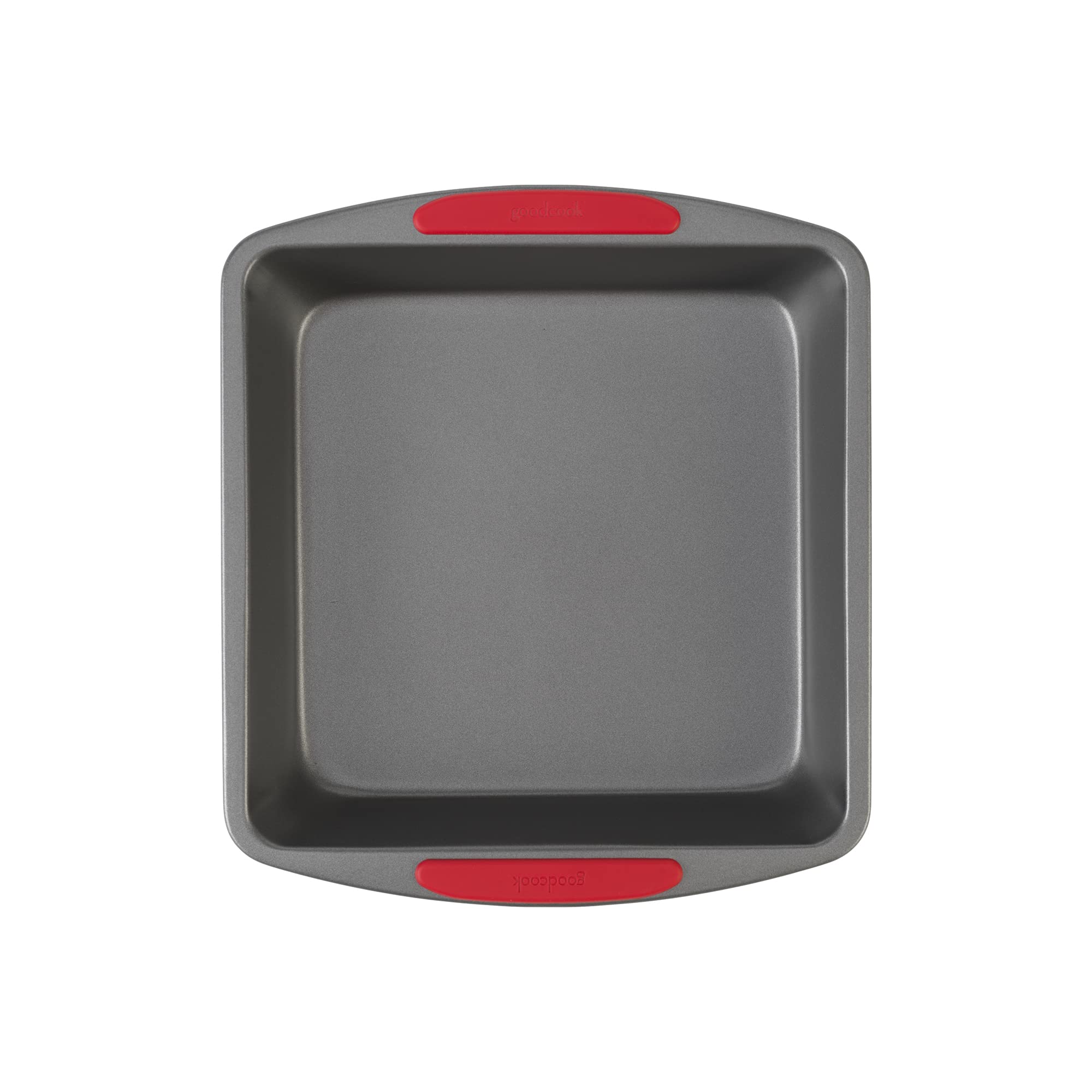 GoodCook MegaGrip Baking Pan with Silicone Grip Handles Square Non-Stick Heavy-G