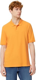 Amazon Essentials Men's Regular-Fit Cotton Pique Polo Shirt, Short Sleeve (Available in Big & Tall)