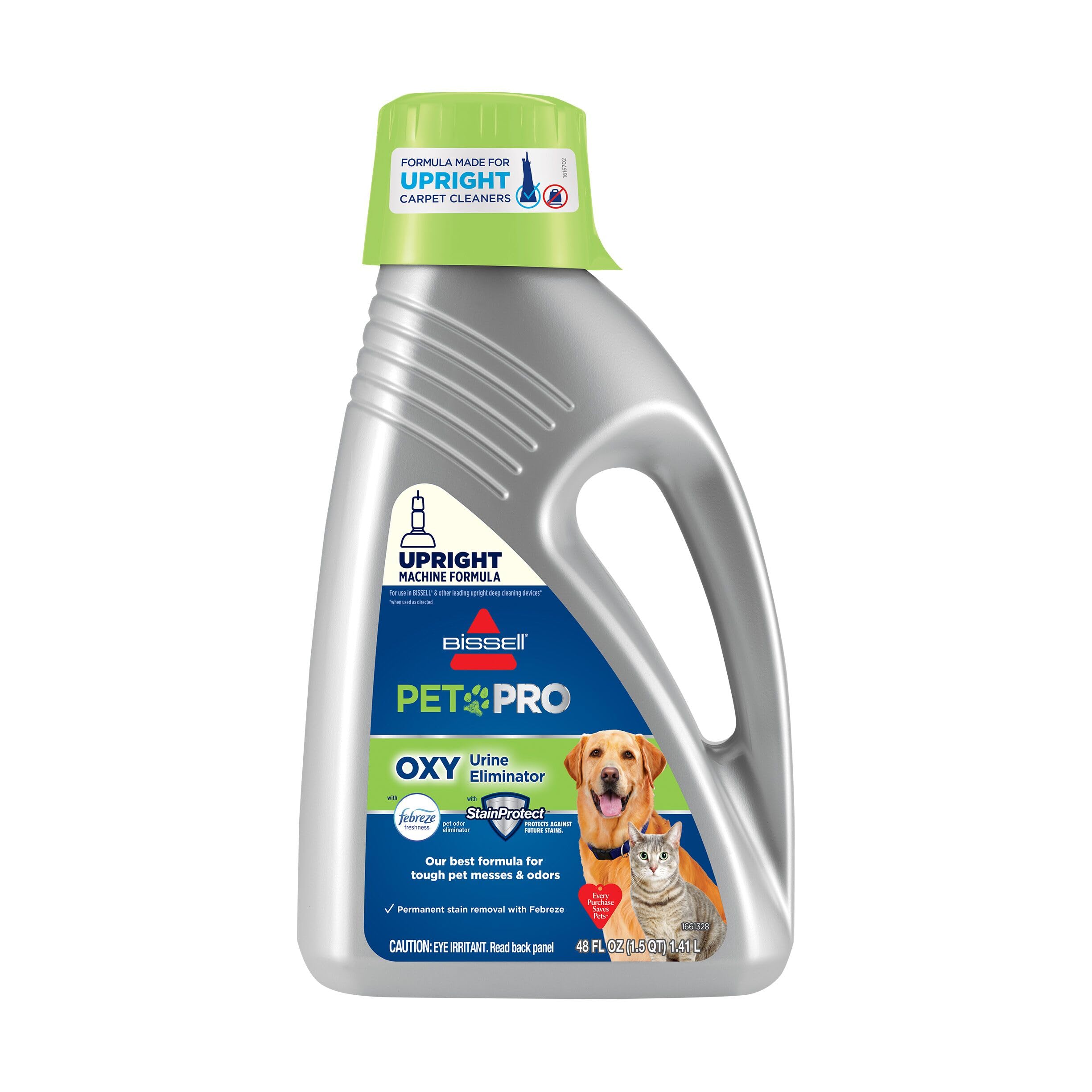Bissell PET PRO OXY Urine Eliminator with Febreze Carpet Deep Clean Solution, wi
