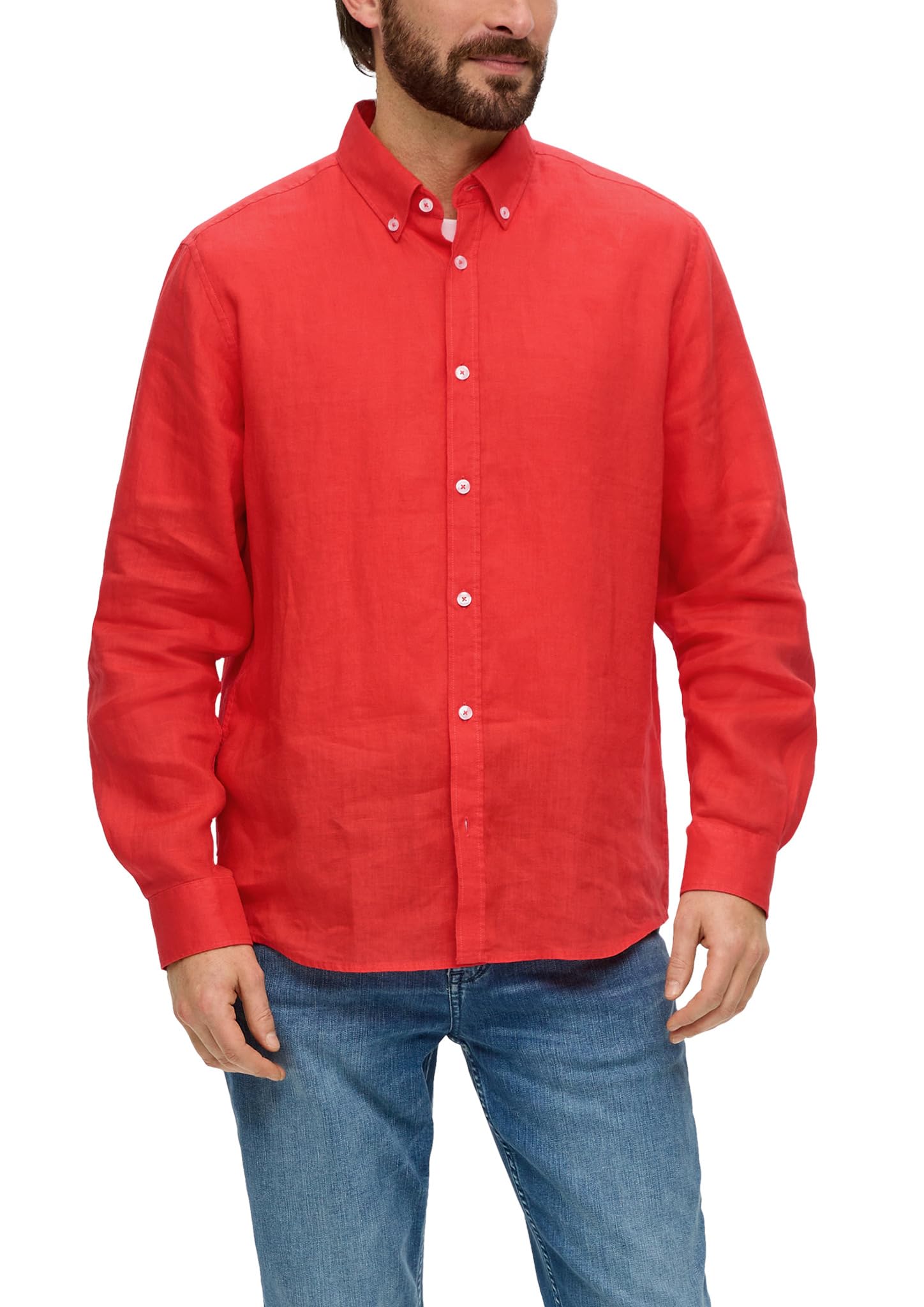 s.Oliver 2164316 Men's Long Sleeve Shirt (Pack of 1)