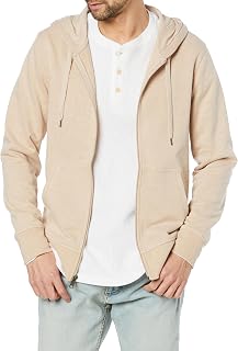 Amazon Essentials Zip-Up Hoodie, Lightweight, French Terry, Loose Fit, Men's