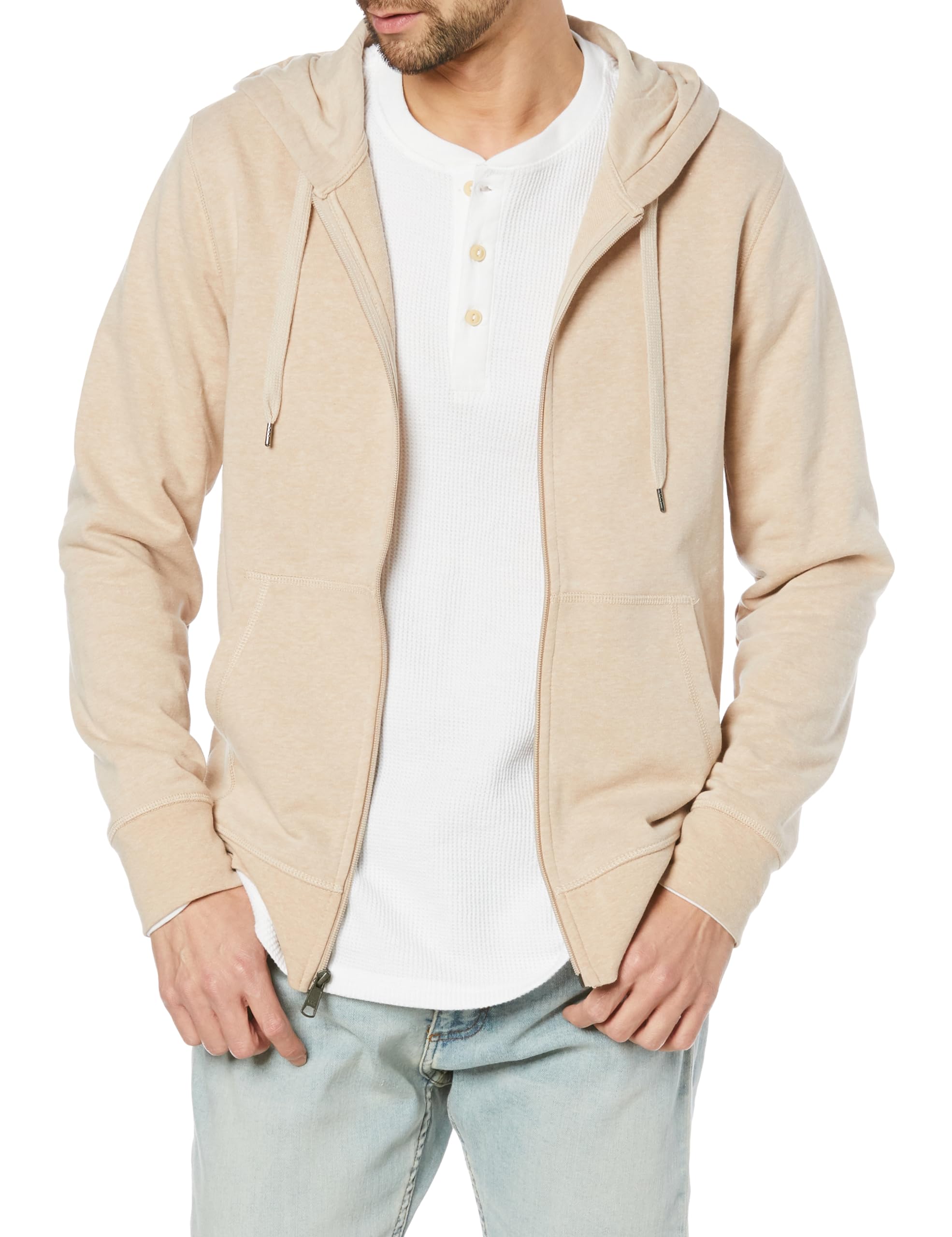 Amazon Essentials Zip-Up Hoodie, Lightweight, French Terry, Loose Fit, Men's