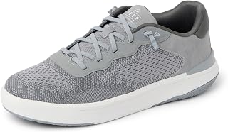 Reef Men's Shoreline Del Mar Shoe, Breathable Knit Upper, Lightweight and Flexible, Padded Footbed, Elastic Laces