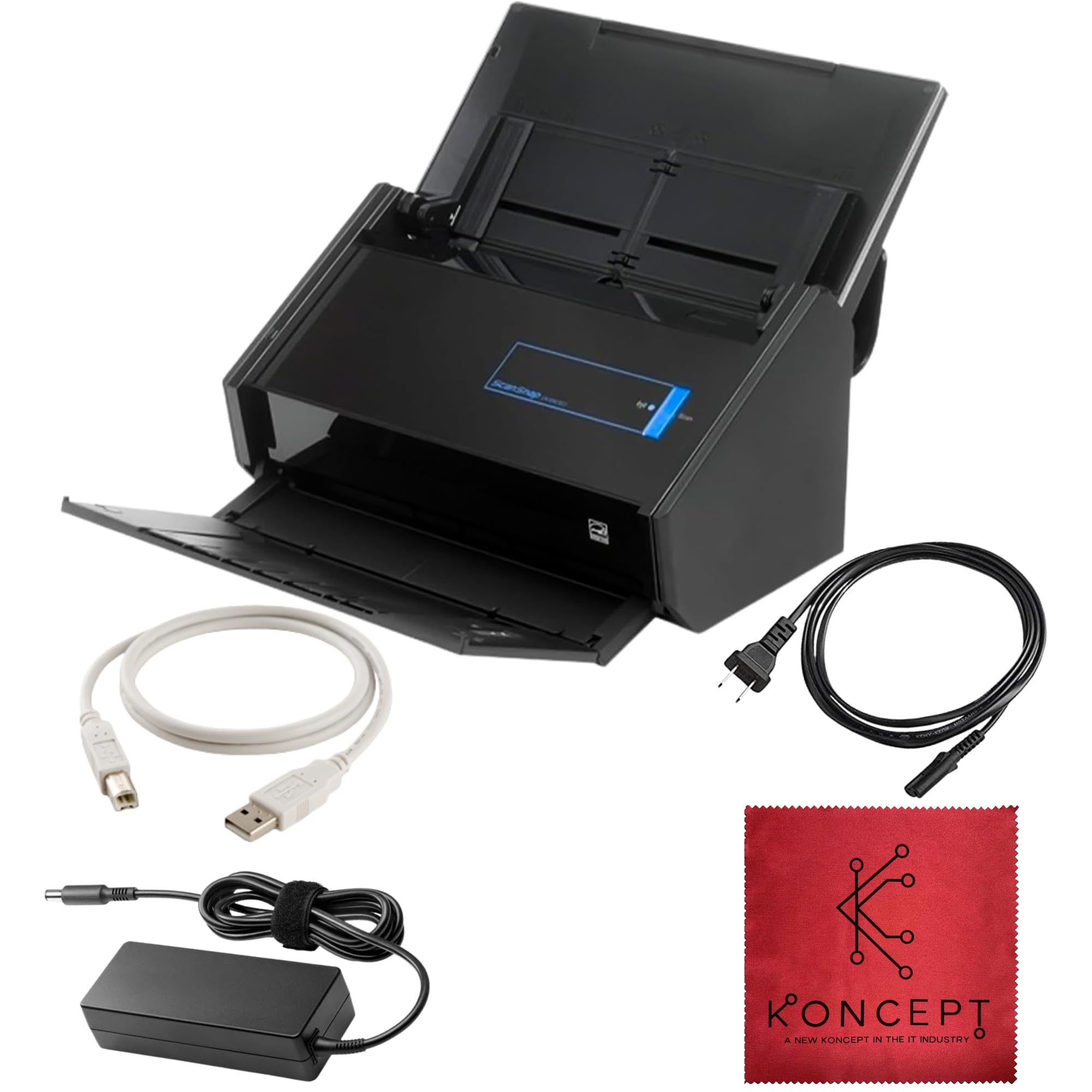 IX500 Fujitsu ScanSnap Duplex Document & Receipt Scanner, Mac/PC, USB 3.0 | High
