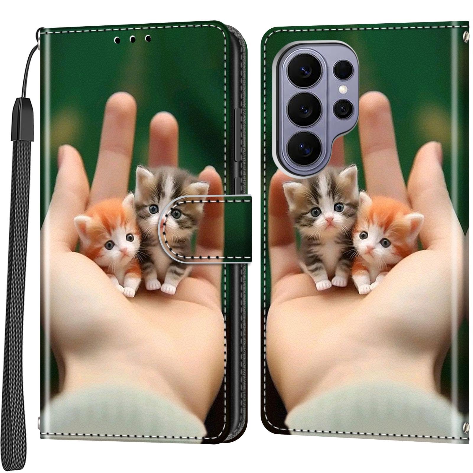 Cover for Samsung Galaxy S26 Ultra Wallet Case Cat