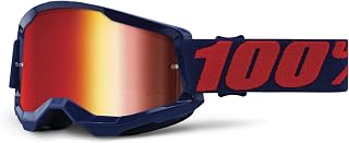 100% STRATA 2 Goggles - Sports Goggles for Motocross &amp; Mountain Biking - Eyewear for Bike Riders - Motocross Eyewear for Men