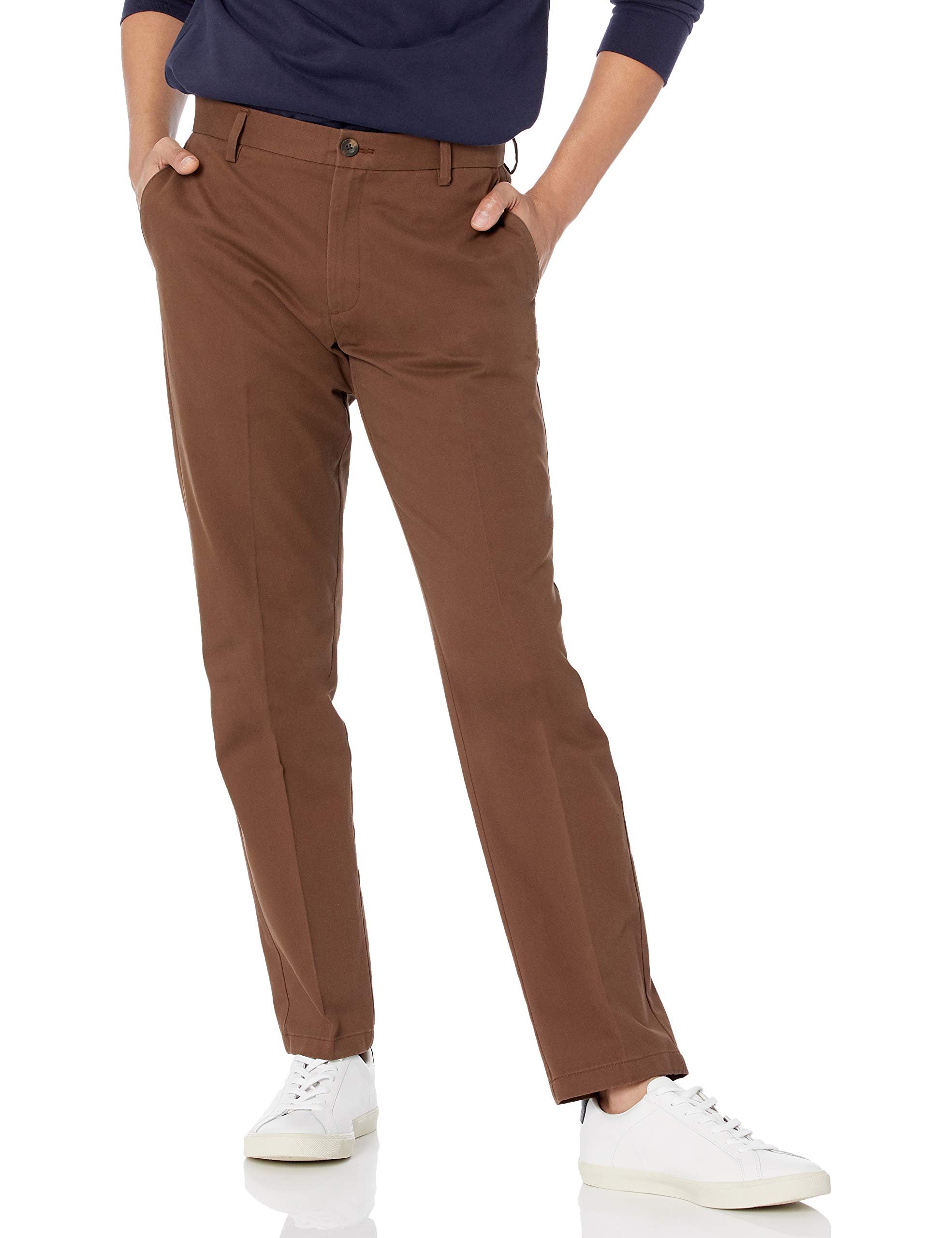 Amazon Essentials Men's Slim Fit Wrinkle Resistant Flat-Front Work Chino Pants
