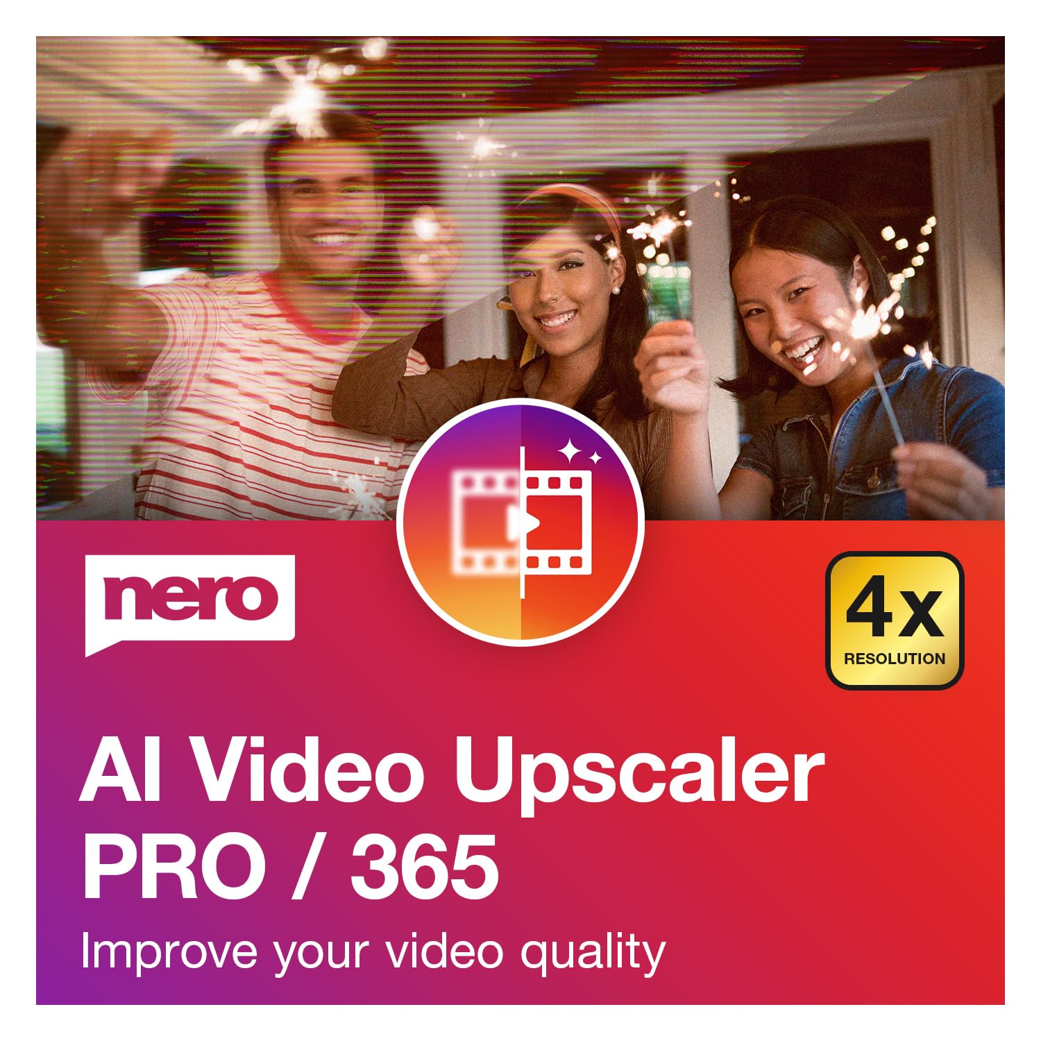 Nero AI Video Upscaler Pro 365 | Improve Video Quality | AI 4× Super Resolution 