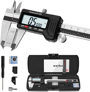 Werka Digital Caliper 0-6 Inch, Stainless Steel Measuring Tool