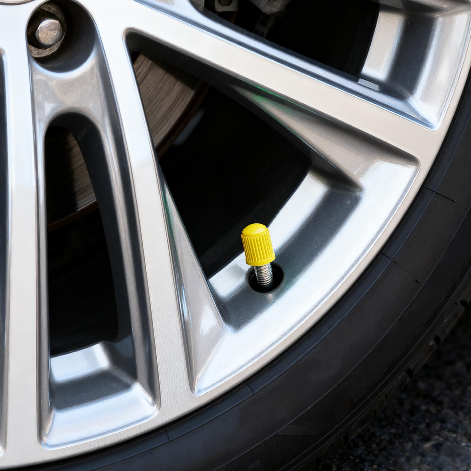 20pcs Plastic Tire Valve Stem Caps Dustproof Valve Caps for Car, Truck, SUV, Mot