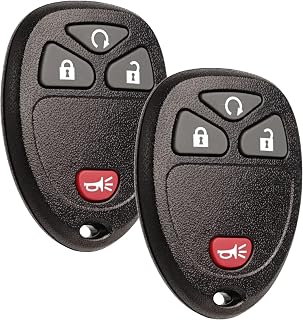 SUPALAND Keyless Entry Remote Control Key Fob Replacement Fits Chevy Silverado Avalanche Equinox Express Traverse GMC Yukon Sierra 1500 2500 3500 HD Acadia 2007 2008 2009 2010 2011 2012 2013 OUC60270