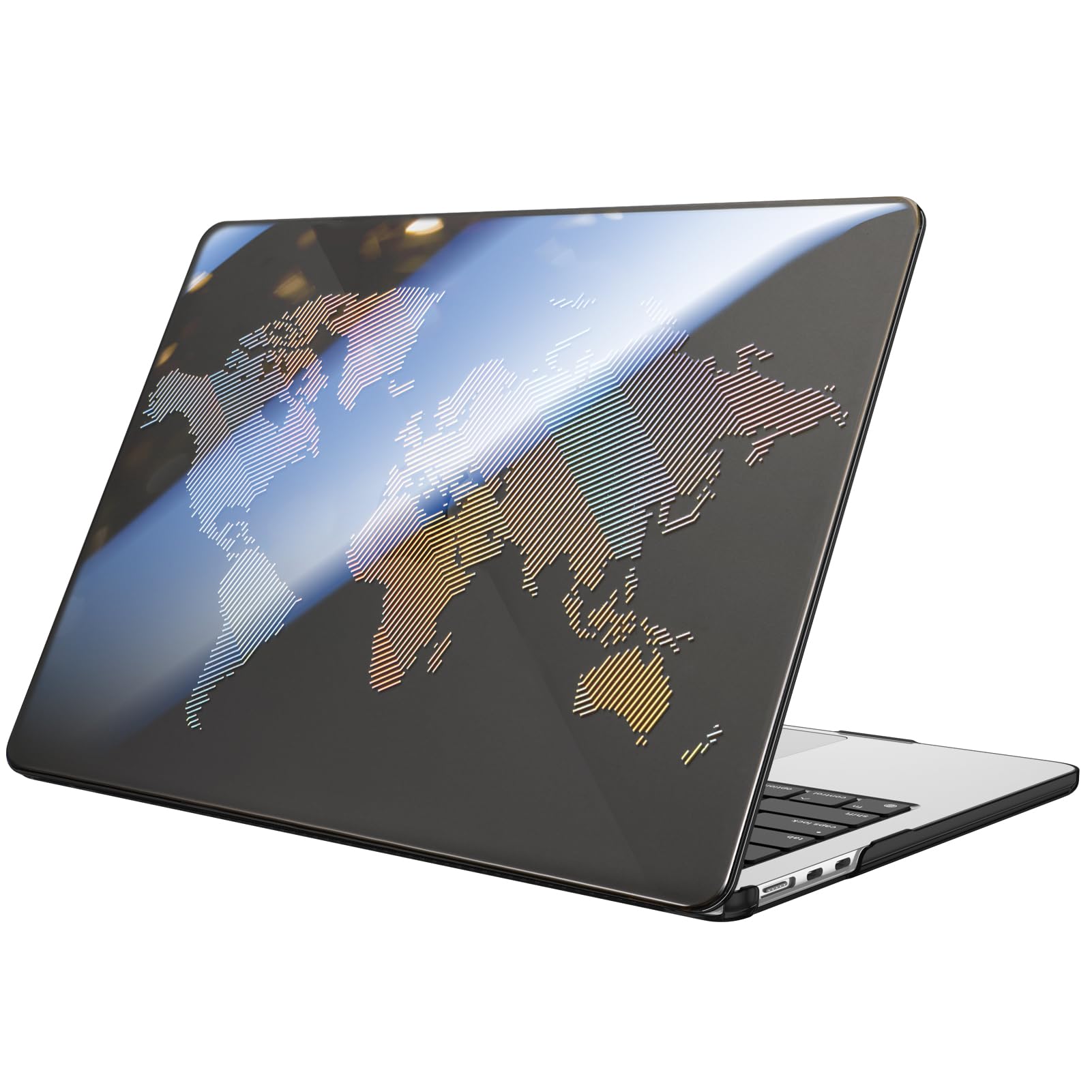 Fintie MacBook Air 13.6 inch M4/M3/M2 (2025/2024/2022) Protective Case, Plug in 