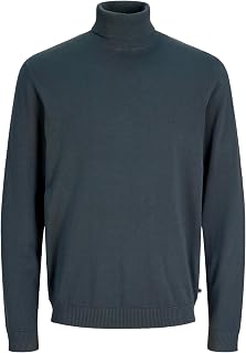 JACK & JONES Male Turtleneck Pullover Plain Turtleneck Sweater