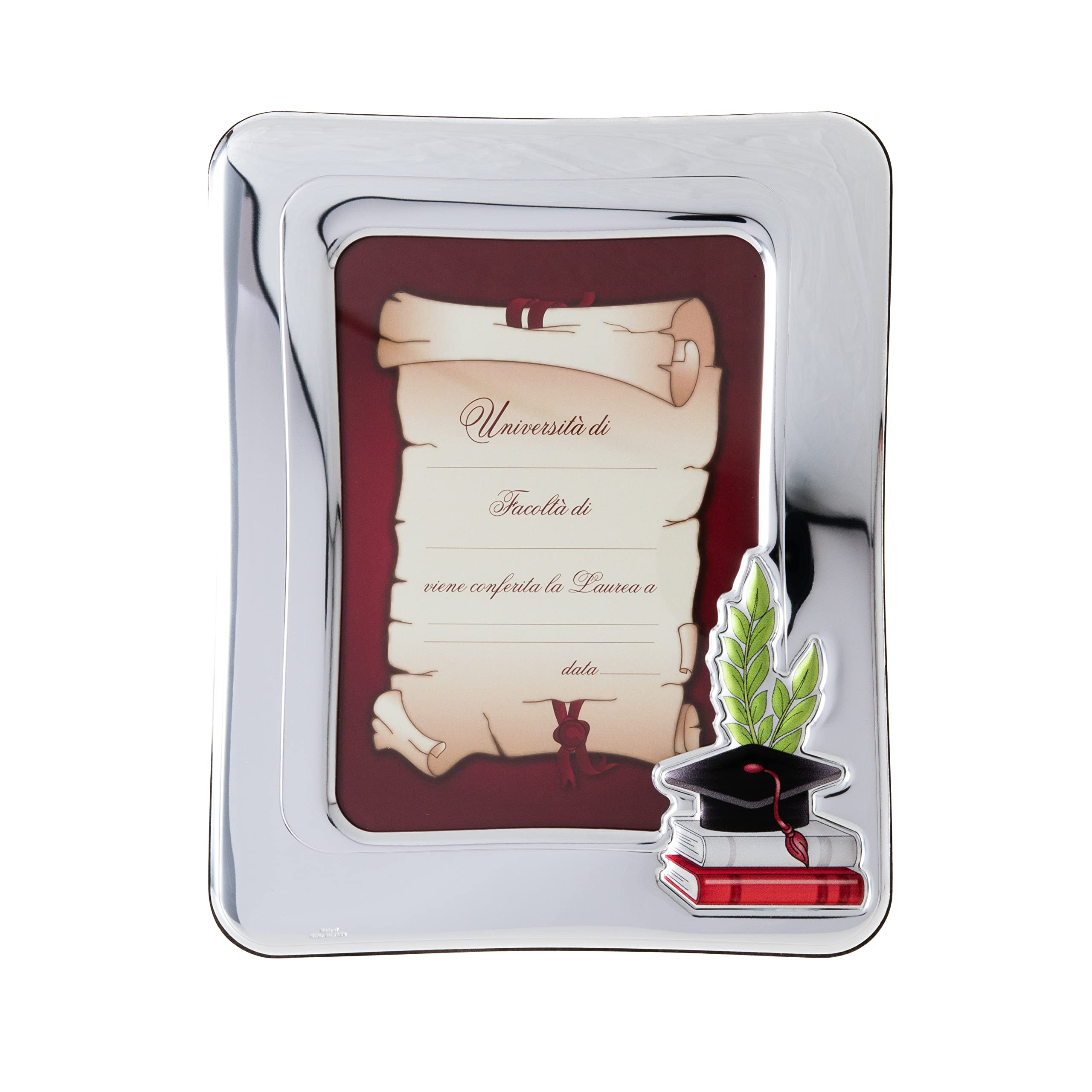 VALENTI & CO. - Silver Photo Frame to Store Photographs and Memories of Graduati