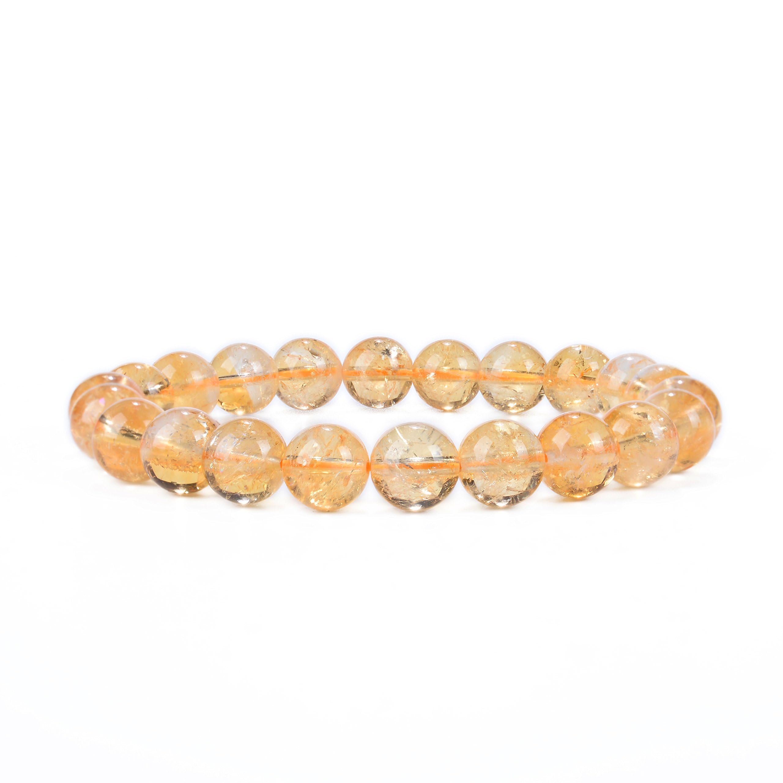 Cherry Tree Collection - 8mm Round Beads Stretch Bracelet 7"
