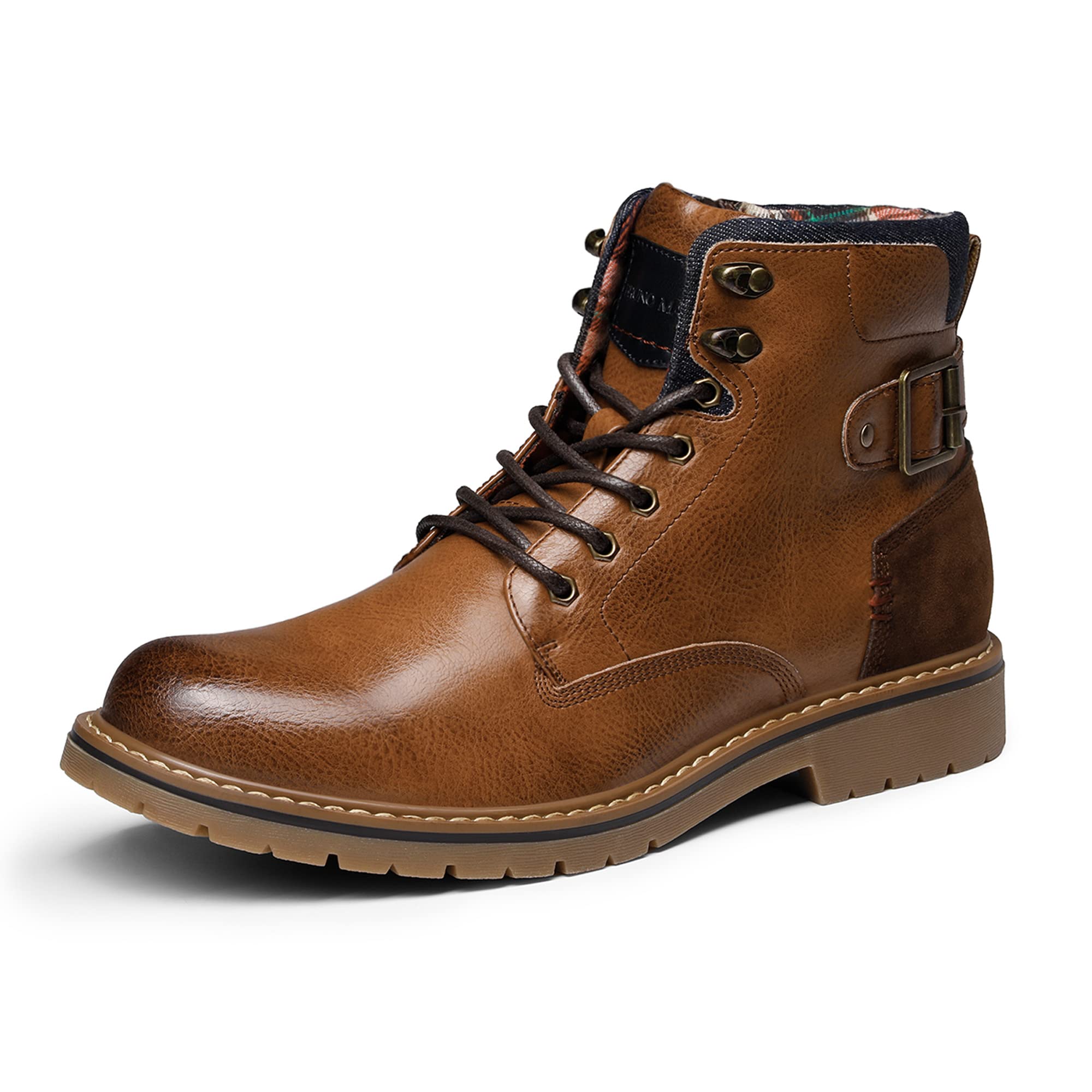 Bruno Marc Mens Side Zip Motorcycle Boots