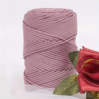 1pc, 200 meters thick yarn, suitable for making hollow yarn, iced hemp yarn, hand-woven crochet hats, cushion hooks and bag threads.(pink)