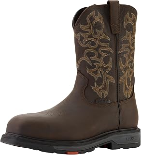 BRUNT Vastbinder Welted (Comp Toe) - 10” Breathable, Water-Resistant Square Toe Work Boot - EH Rated - Slip + Oil Resistant - Goodyear Welt Construction - Adjustable