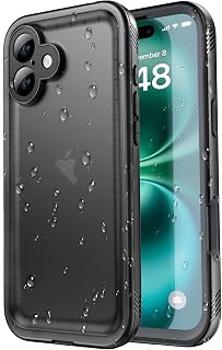 SPORTLINK for iPhone 16 Waterproof Case, Black