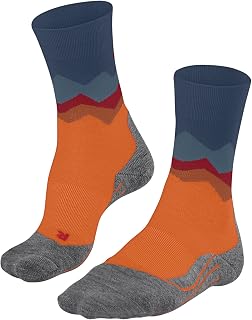 FALKE Men's TK2 Hiking Socks Medium Cushioning Anti Blister Warm Mid-Calf Length Breathable Quick-Drying Climate-Regulating Odour-Neutralising Wool Functional Yarn 1 Pair