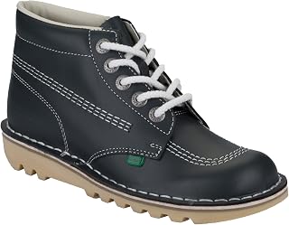 Kickers Kick Hi Donna Marrone/Natural Nubuck Stivali